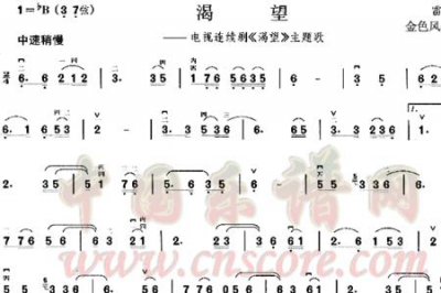 渴望主题歌曲渴望原唱歌词