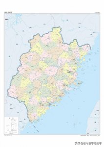 福建省各市、县地图
