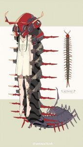 昆虫×机械×美少女,这位画师的拟人化,实属“惊艳”