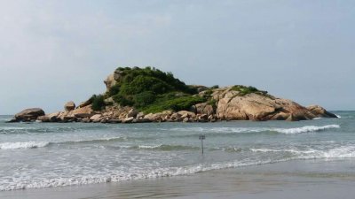 记惠东狮子岛沙滩露营